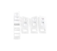 VBCXGV LHD Car Window Lift Switch Buttons Frame Cover Trim ABS Chrome Interior, For Range Rover Evoque L551 2020