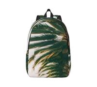 Vbcxza Los Angeles Palm Trees Print Canvas Backpack,Medium And Small Sizes, Perfect For Hiking, Travel, And Everyday Use