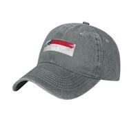 Vbcxza North Carolina State Flag Map Print Unisex Baseball Cap, Classic Washed Denim Hat for Men and Women, Adjustable Fit