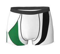 vbcxza Palestine Flag Map Print Men'S Boxer Briefs, Breathable Comfortable Mens Underwear With Soft Stretch Fabric. Black