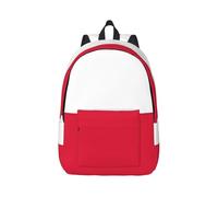 Vbcxza Polish Flag Map Print Canvas Backpack,Medium And Small Sizes, Perfect For Hiking, Travel, And Everyday Use