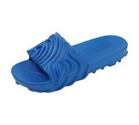 VBEDKDEB Sliders Mens Womens Bathroom Slippers Shower Shoes Thick Soled Soft Soled Unisex Bathroom Slippers Silent And Suitable For All Seasons Beach Sandals With Open Heels. Slides Men (Blue, 8.5)