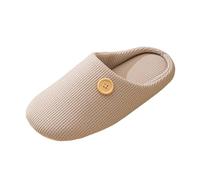 VBEDKDEB Slippers Women's Winter Warm Women's Slippers Home Warm Cotton Slippers Winter Home Cotton Slippers Fashion Casual Shoes Hut Shoes, khaki, 4.5 UK