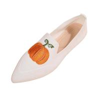 VBEDKDEB Sneaker Women's Casual Shoes Slippers Trainers Embroidered Flying Woven Flat Lace Women's Shoes Knitted Breathable Halloween Boat Shoes Shoes for Long Standing, Green, 7 UK