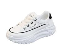 VBEDKDEB Sneaker Women's Slip On Slipper Sports Shoes Fashionable Casual Shoes with Thick Sole and Raised Sports Sole for Women Shoes Summer, White, 5.5 UK