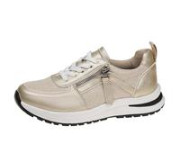 VBEDKDEB Sneaker Women's Slip On Trainers Running Shoes Sports Shoes with Thick Sole Lacing Fashion Shiny Flat Bottom Round Toe Low Top Sneakers Women Light Blue, gold, 8 UK