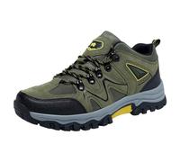 VBEDKDEB Sneakers Men's Running Shoes Sports Shoes Men Sports Shoes Fashion Pattern Simple Plain Thick Sole Outdoor Mountaineering Shoes Comfortable Flat Bottom Lacing Outdoor Shoes, Green, 9.5 UK
