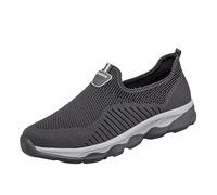 VBEDKDEB Trainers Men's Sports Shoes Running Shoes Four Seasons Pair Shoes Flying Weave Mesh Hollow Mesh Lazy Sport Leisure Running Shoes Men's Hiking Shoes, gray, 8.5 UK