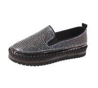 VBEDKDEB Trainers Women's Running Shoes Slippers Sports Shoes Women's Casual Shoes for Leisure, Work, Dating, Slip Trainers High, black, 7 UK