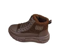 VBEDKDEB Trainers Women's Running Shoes Trainers Sports Shoes Women's Shoes with Thick Sole and Warm Velvet High Top Fashionable Autumn Winter Sports Casual Shoes Sneakers Women Black, coffee, 2/2.5