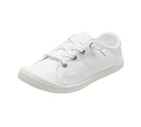 VBEDKDEB Trainers Women's Slippers Running Shoes Trainers Women's Canvas Shoes Vulcanised Soft Loafers Flat Shoes Sneakers Women's Slippers Summer, White, 8.5 UK