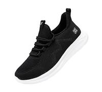 VBEDKDEB Trainers, Women's Sports Shoes, Trainers, Running Shoes, Winter Fashionable Flying Waving Wool, Warm Plush Shoes, Medium Older Walking Sports Cotton Shoes, Women's Trainers, black, 7 UK