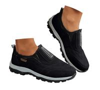 VBEDKDEB Trainers Women's Trainers Running Shoes Sports Shoes Men Sneakers with Same Soles Fashion Casual Thick Sole Flat Mouth Large Size Trainers Black Women, black, 7 UK