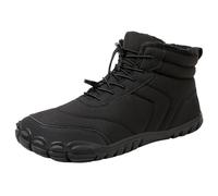 VBEDKDEB Winter boots women's snow boots winter shoes men women same pairs fashionable warm plus velvet to keep the cold comfortable outdoor leisure snow boots women's cowboy boots, black, 8.5 UK