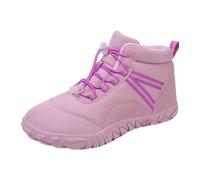 VBEDKDEB Winter Boots Women's Snow Boots Winter Shoes Women's Plush Warm Thick Sole Outdoor Cotton Boots Couples All Five Finger Thick Boots Gothic Boots, pink, 5 UK