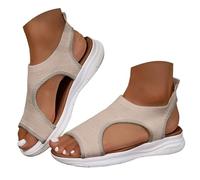 VBEDKDEB Women's Sandals Summer Comfortable Summer Shoes Lightweight Breathable Mesh Sports Sandals for Women Comfortable Running Shoes in Various Colours for Everyday Use Wedge Heel Shoes Women