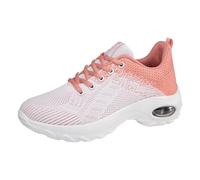 VBEDKDEB Women's Trainers, Sports Shoes, Running Shoes, Women's Trainers with Padded Sole, Running Shoes, Lightweight Tennis and Hiking Shoes Made of Mesh, Breathable, for Gym, Light Blue, K, 2/2.5 UK