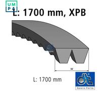 VBELT SET 4.80678 FOR JEEP MERCEDES-BENZ C-CLASS/T-Model/Break E-CLASS OPEL