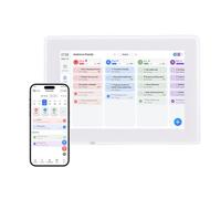 VBESTLIFE 10.1 Inch Wall Planner Digital Calendar & Chore Chart, WiFi Smart Touchscreen Interactive Display for Family Schedules, Built in 32G, for Family (UK)