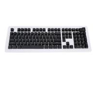 VBESTLIFE 108 Key German Keyboard Keycap, Translucent Customized Layout Keyboard Keycap for Standard Full 108Key & 61 64 68 84 87 96 98 100 104 Mechanical Keyboard (Black)