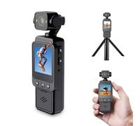 VBESTLIFE 1080P Video Camcorder, Handheld Digital Camera with 1.53'' HD Screen, 1960mAh Battery, Rotable Lens, Multi Axis Stabilization