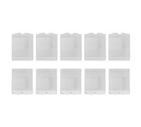 Vbestlife 10pcs Clear Plastic Dampproof Battery Holder Storage Box Case Container for Gopro 3 4 5 6