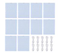 VBESTLIFE 10Pcs CMYK LED Backlight Panel for Lab P1, X1, A1 Series 3D Printers, PCB Lithophane Panel Warm Light with Connection Cables for DIY Art