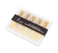 VBESTLIFE 10pcs Plastic Soprano Sax Reeds, Plastic 2.5 Soprano Saxophone Mouthpiece Reeds Repair Parts Repair Reed Accessory