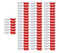 VBESTLIFE 120PCS Drift Race Road Barrier Excellent Performance Suitable for All Remote Control Cars Plastic Red + White
