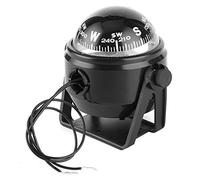 VBESTLIFE 12V LED Marine Electronic Digital for Boat Yacht Ship Navigation | Illuminated pivoting with bright LED lights, Magnetic declination adjustment pick, Gummed paper