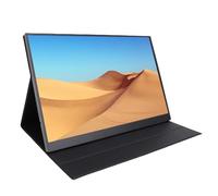 VBESTLIFE 16in Computer Display, Portable 4K Ultra HD Monitor 120Hz Refresh Rate, Built in 2 Speakers Type C Mini HDMI, for PC Laptop Phone Gaming