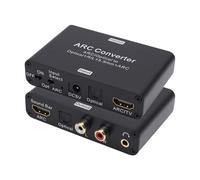 VBESTLIFE 192KHz HDMI ARC Audio Extractor, Optical/SPDIF HDMI ARC to Optical/SPDIF ARC L/R 3.5mm Jack Stereo DAC Converter, Digital to Analog Adapter