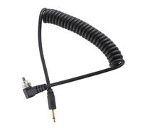 VBESTLIFE 2.5mm to Male Flash PC Sync Extended Cable Cord with Screw Lock for Cameras and Llash Triggers