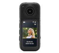 VBESTLIFE 2.7K Thumb Action Camera, Magnetic Design, 1.47in HD Display, 180 Rotating Lens, with Camera Charging Case for Vlogging and Pet Walking (black)