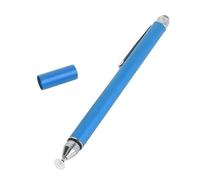VBESTLIFE 2 in 1 Stylus Pen, High Sensitivity Transparent Tip Fiber Mesh Capacitive Stylus with Metal Clip, for Touch Screen Calendar, Digital Calendar (Dark Blue)
