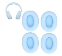VBESTLIFE 2 Pairs Replacement Earpads for W800BT Noise Cancelling Headphone, Soft Protein Leather Ear Cushions Cover, Repair Parts (Blue)