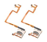 VBESTLIFE 2 Pcs L R Shoulder Key Module Flexible Cable, Metal Replacement for DSi, with Storage Card Reader Slot