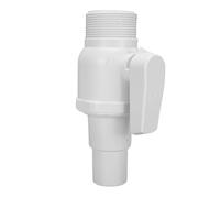 VBESTLIFE 2 Way Ball Valve Replacement, 1.5in MIP X 1.5in - 1.25in Hose Adapter ABS Valve, 50 psi