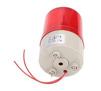 VBESTLIFE 220V Red LED Warning Light Rotating Flashing Industrial Signal Alarm Tower Lamp Buzzer 100db