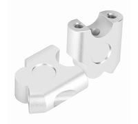 VBESTLIFE 22mm Universal Motorcycle Handle Bar Riser Handlebar Clamp Back Move Mount Adapter, The Product Can Raise The Handlebar Height Raise Height By 30mm: Allow The Rider to (Electroplated)