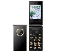 VBESTLIFE 2G Flip Phone for Seniors, Unlcoked Mobile Flip Phone with SOS Key, Loud Speaker, Dual SIM Standby, Camera, 2.8in Large Screen (Gold)