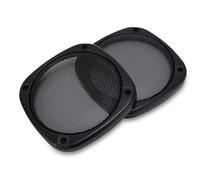 VBESTLIFE 2PCS 5in Ceiling Speaker Grill Covers, Woofer Car Speaker Grill Cover Guard Protector Replacement Metal Grills, Black