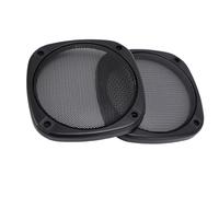 VBESTLIFE 2Pcs Ceiling Speaker Grille Covers, Metal Mesh Speaker Protection Cover with Screws, for Home Theater Car Marine Speakers 137mm