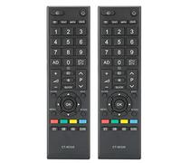 VBESTLIFE 2PCS Ct-90326 TV Remote Control Replacement for TOSHIBA CT-90326 CT-90380 CT-90336 CT-90351