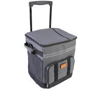 VBESTLIFE 35L Collapsible Rolling Cooler, Leakproof Insulated Soft Cooling Bag with Wheels for Beach, Camping, Patio Travel, Outdoor, Ball Fields