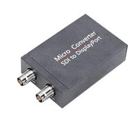 VBESTLIFE 3G SDI to DisplayPort Converter, with SDI Loop Out 1080P Real Time Conversion for Camera Projector