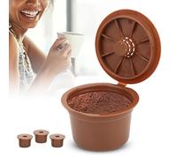 VBESTLIFE 3Pcs Reusable Refillable Coffee Capsule Filter Cup for Caffitaly, Durable Coffee Filter Cup, Supplies for Home Baristas
