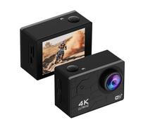 VBESTLIFE 4K 30FPS WiFi Action Camera, Rain Proof 170° Wide Angle DV for Travel Sports Vlog, Cycling Camera with Handlebar Components