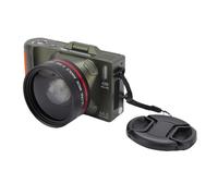 VBESTLIFE 4K Digital Camera for Photography Autofocus, 64MP WiFi Vlogging Camera with 3in 180° Flip Screen, 18X Optical Zoom, for Beginners (Green)