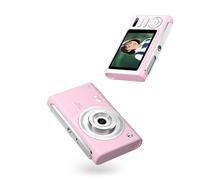 VBESTLIFE 4K Vlogging Camera for Photography with 16GB Card, 64MP Portable Compact Point and Shoot Digital Camera for Teens Beginner with 16X Zoom, Tripod (Roseate)